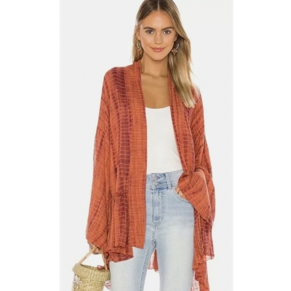 NEW! Free People Sasha Tie-Dye Kimono Jacket